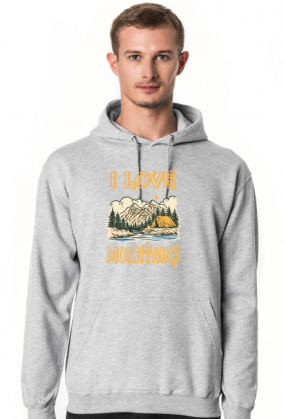 Bluza męska górska-  I LOVE MOUNTAINS Góry