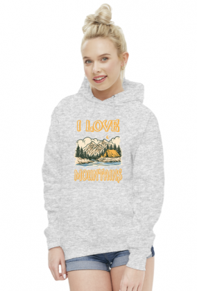 Bluza damska górska- I LOVE MOUNTAINS