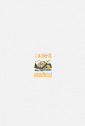 Koszulka damska górska-  I LOVE MOUNTAINS  Góry