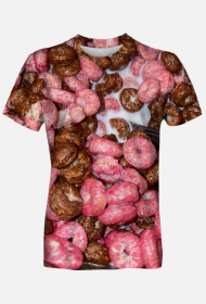 TRAPLIFE 4LIFE PINK BROWN TEE