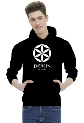 Bluza czarna/niebieska - Perun