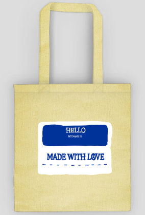 HELLO TOTE BAG MADEwLOVE