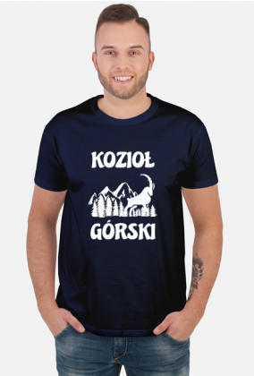 Koszulka męska górska- KOZIOŁ GÓRSKI Góry, mountains