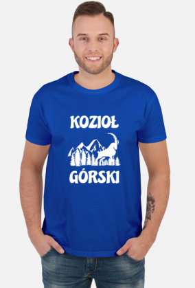 Koszulka męska górska- KOZIOŁ GÓRSKI Góry, mountains