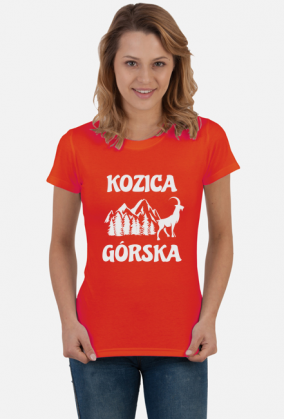 Koszulka damska górska- KOZICA GÓRSKA Góry, mountains