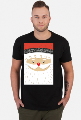 Świąteczna koszulka z Mikołajem