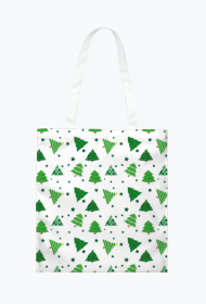 Torba w choinki - świąteczna torba full print