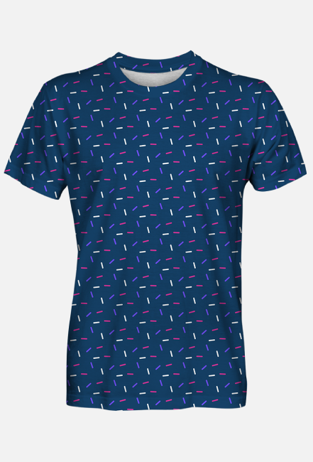 Koszulka Full Print - Szafirowa Słodycz