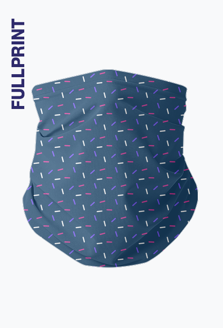 Komin Full Print - Szafirowa Słodycz