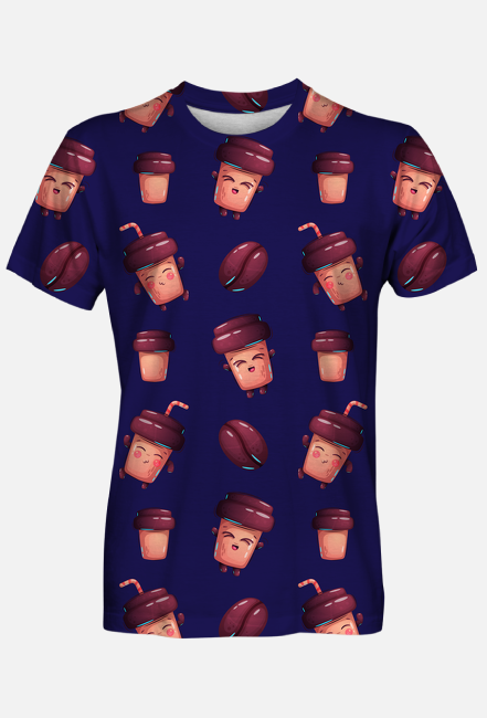 Koszulka Full Print - Coffee Boom