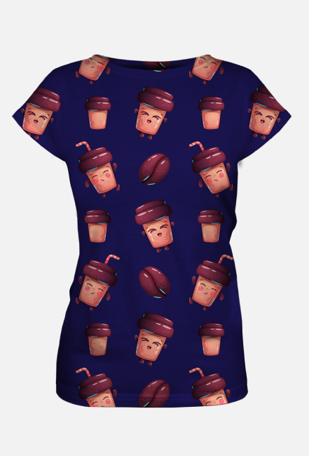 Koszulka Full Print - Coffee Boom