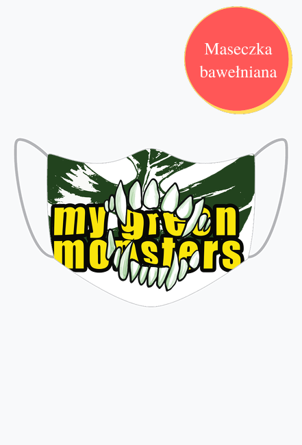 Maseczka My Green Monsters