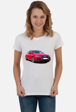 Audi A4 koszulka damska z A4