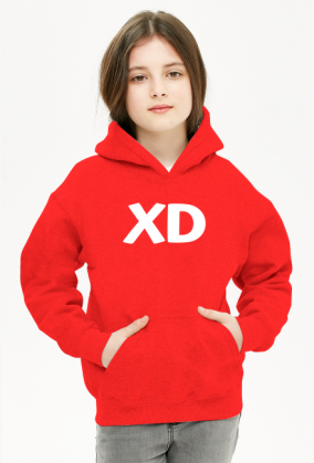 XD (bluza dziewczęca kaptur) jg