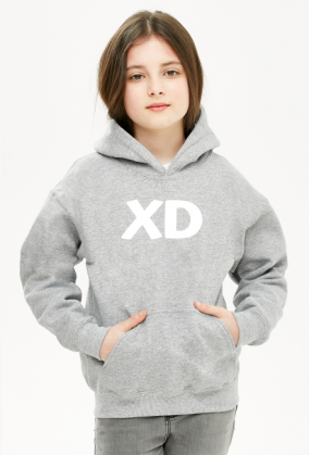 XD (bluza dziewczęca kaptur) jg