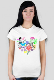 Heart of Japan - T-shirt z japońskim motywem