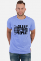 SLEEP OFFROAD REPEAT Jeep Wrangler YJ T-shirt męski, koszulka