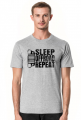 SLEEP OFFROAD REPEAT Jeep Wrangler YJ T-shirt męski, koszulka