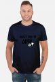 Just do it LATER - Panda (koszulka męska) cg