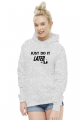 Just do it LATER - Panda (bluza damska kaptur) cg