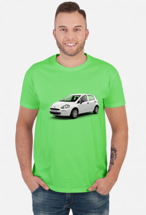Fiat Punto koszulka męska z Punto