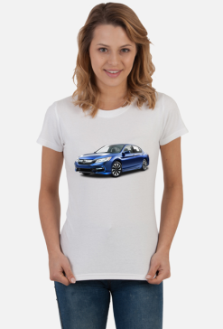 Honda Accord koszulka damska z Hondą Accord