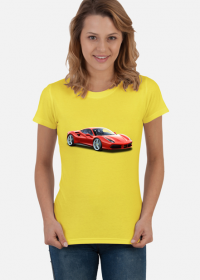 Ferrari 488 GTB koszulka damska Ferrari 488 GTB