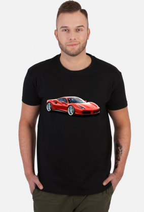 Ferrari 488 GTB koszulka męska Ferrari 488 GTB