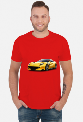 Ferrari F12 koszulka męska z Ferrari F12