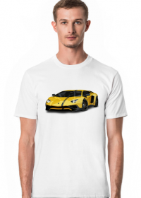 Lamborghini Aventador koszulka męska z Lamborghini Aventador