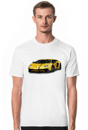 Lamborghini Aventador koszulka męska z Lamborghini Aventador