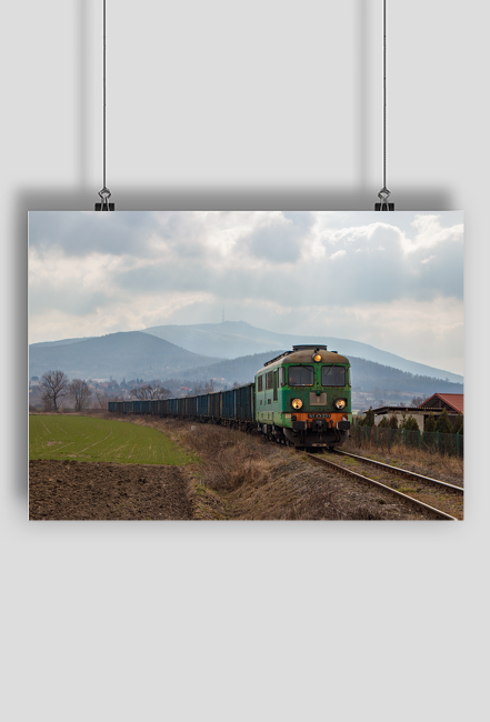 ST43 u podnóży Góry Ślęży - plakat A1