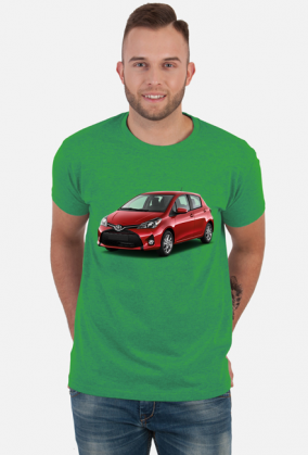 Toyota Yaris koszulka męska Toyota Yaris
