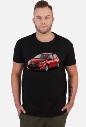 Toyota Yaris koszulka męska Toyota Yaris