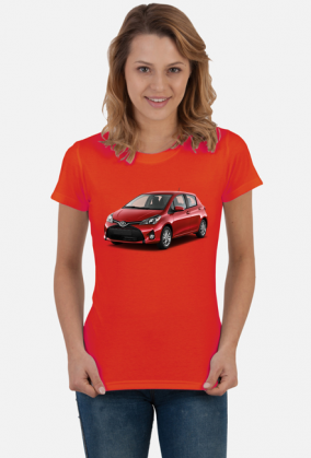 Toyota Yaris koszulka damska Toyota Yaris