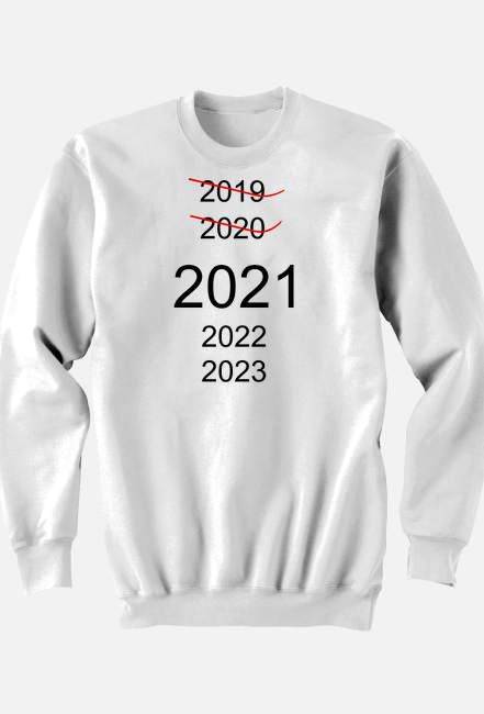 bluza bez kaptura 2021 rok