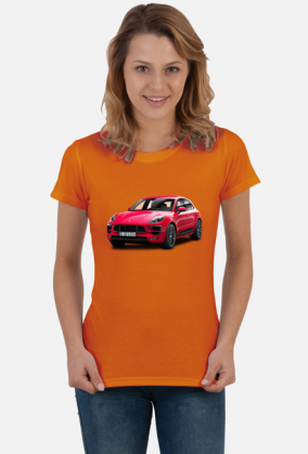 Porsche Macan koszulka damska Porsche Macan