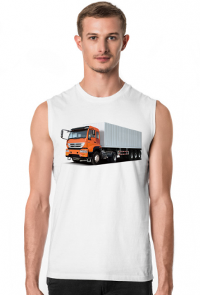 Sinotruk 340 koszulka bez rękawów z ciężarówką TIR