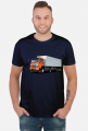 Sinotruk 340 koszulka męska z ciężarówką TIR