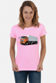 Sinotruk 340 koszulka damska z ciężarówką TIR
