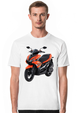Yamaha Aerox koszulka męska ze skuterem