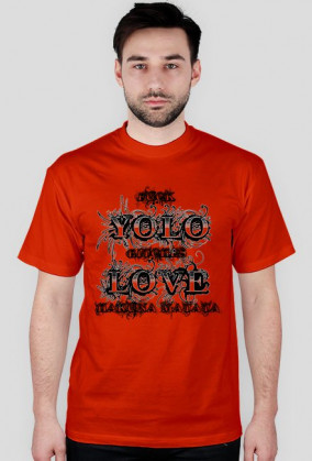 Koszulka Fuck Yolo Bithes Love Hakuna Matata (white)