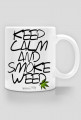 kubeczek Keep calm and smoke weed