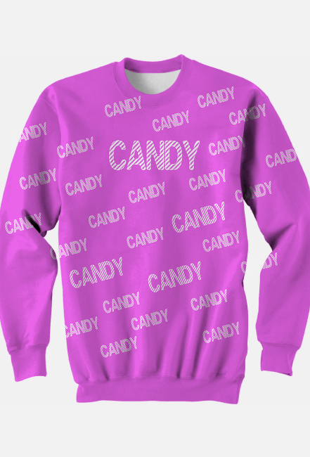 Candy (bluza klasyczna fullprint) 2stronna