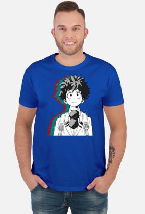 My Hero Academia Manga Izuku Midoriya (Męski T-Shirt)