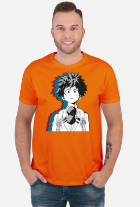 My Hero Academia Manga Izuku Midoriya (Męski T-Shirt)