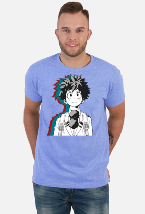 My Hero Academia Manga Izuku Midoriya (Męski T-Shirt)