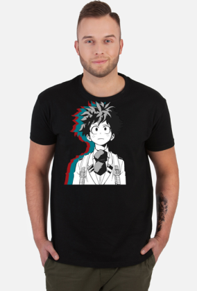 My Hero Academia Manga Izuku Midoriya (Męski T-Shirt)