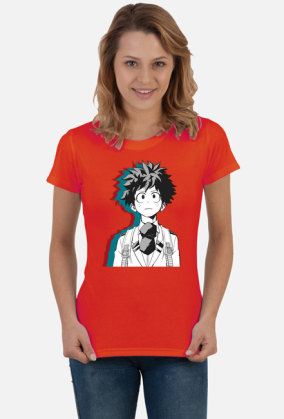 My Hero Academia Manga Izuku Midoriya (T-Shirt Damski)