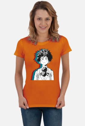 My Hero Academia Manga Izuku Midoriya (T-Shirt Damski)